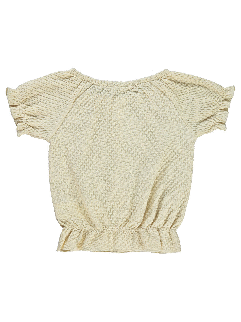 Beyaz Girls Kız Çocuk Tişört 2-5 Yaş Tebeşir-1