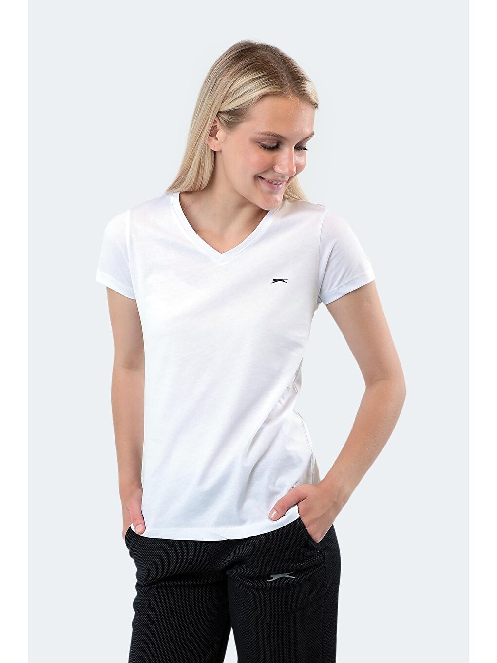 SLAZENGER Beyaz REBELL I Kadın T-Shirt Beyaz - 1