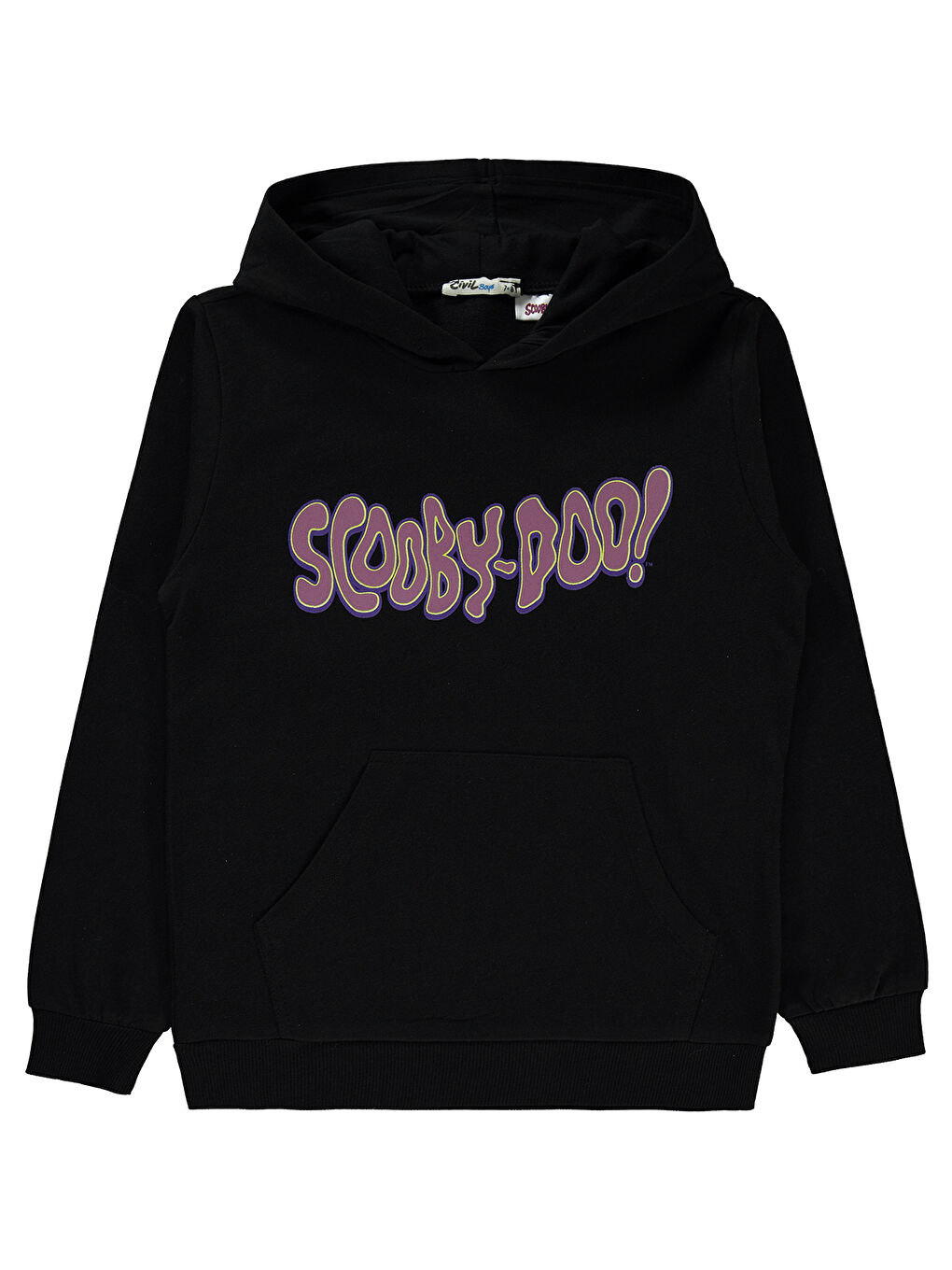 Scooby doo Erkek Çocuk Sweatshirt 6-9 Yaş Siyah