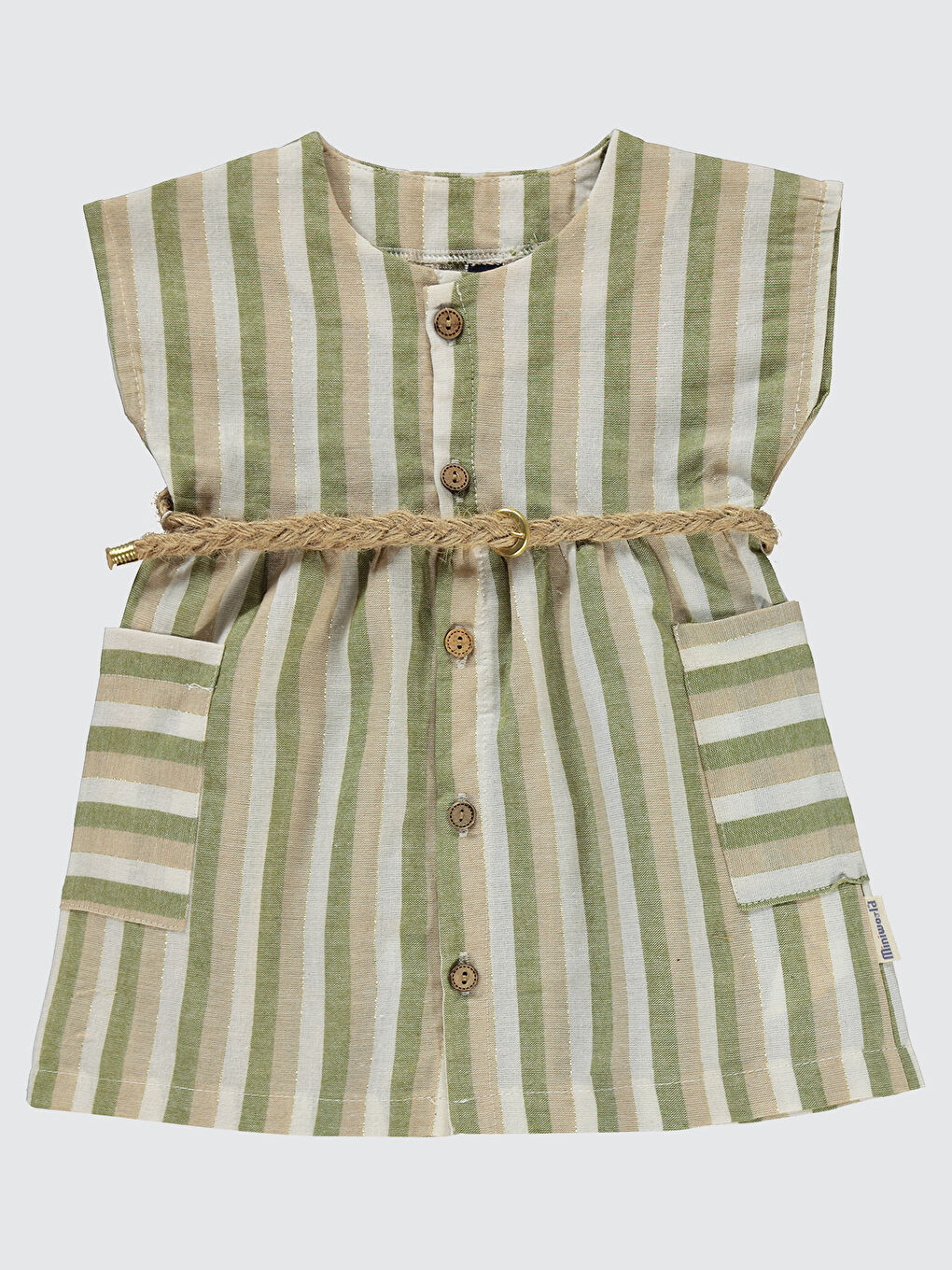 Kız Bebek Elbise 6-18 Ay Yeşil