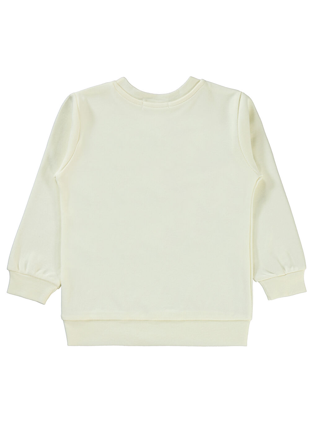 Kız Çocuk Sweatshirt 2-5 Yaş Ekru-1