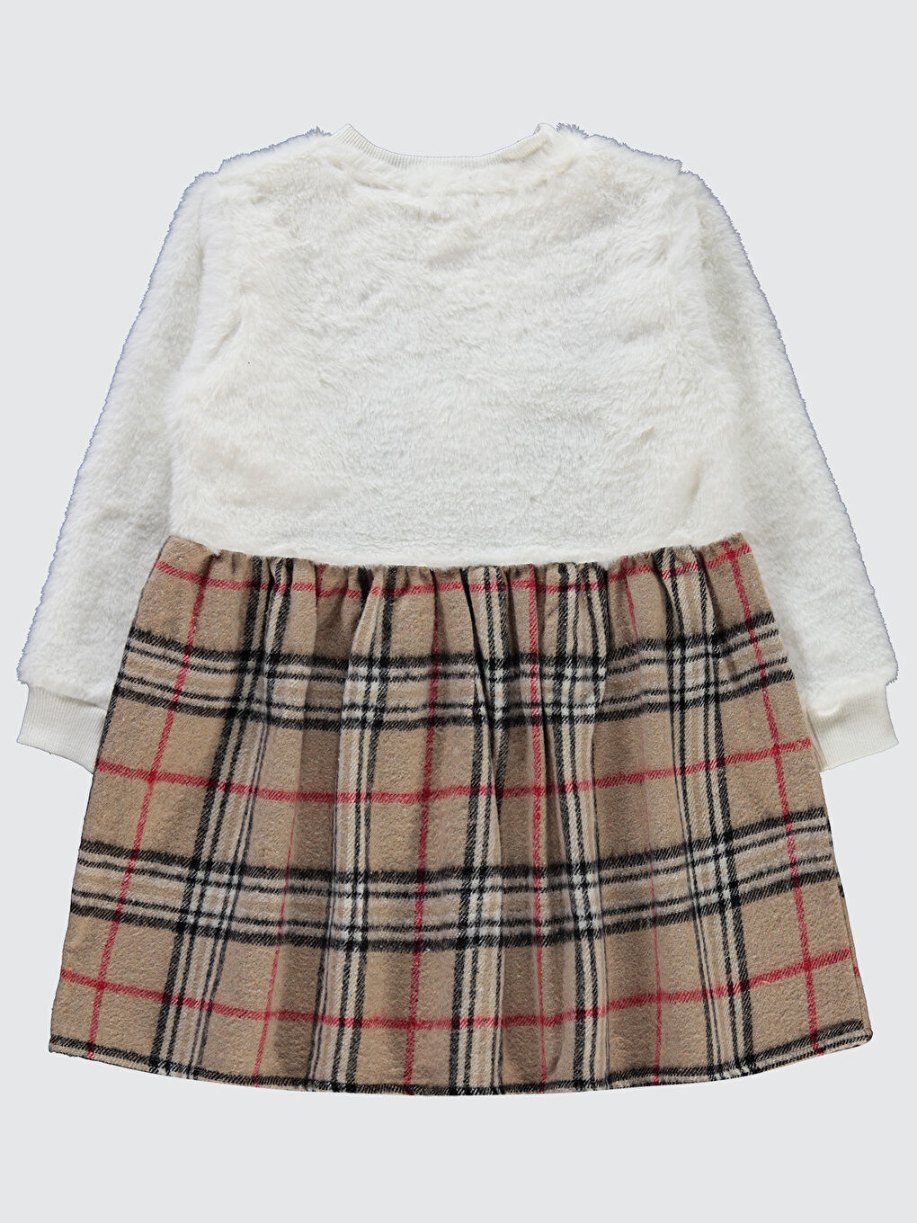 Kız Çocuk Elbise 2-5 Yaş Bej-2