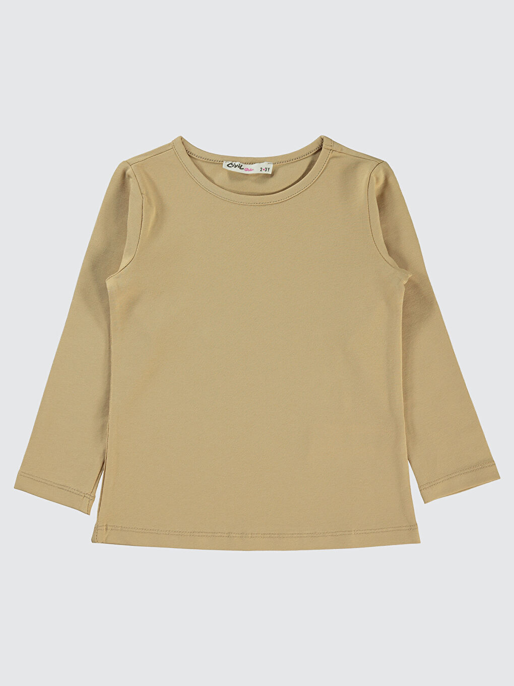 Civil Ekru Kız Çocuk Sweatshirt 2-5 Yaş Yulaf Sütü