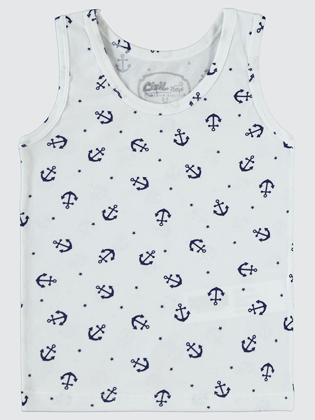 Lacivert Boys Erkek Çocuk 2'li Atlet Set-2