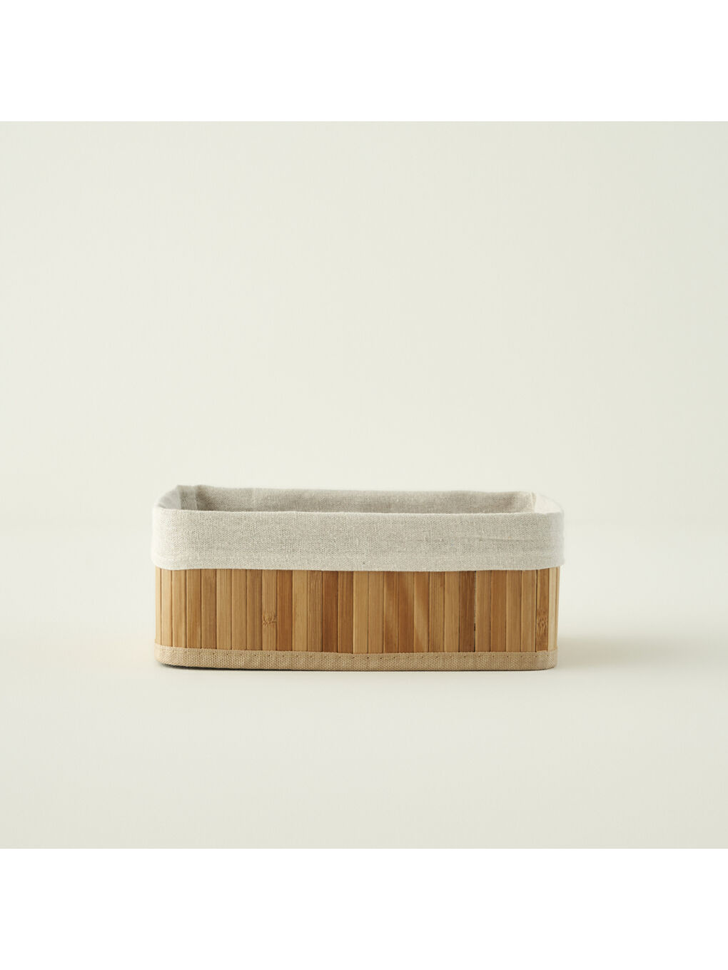 Bej Bres Bambu Düzenleyici Kutu Naturel (27x17x10 cm)