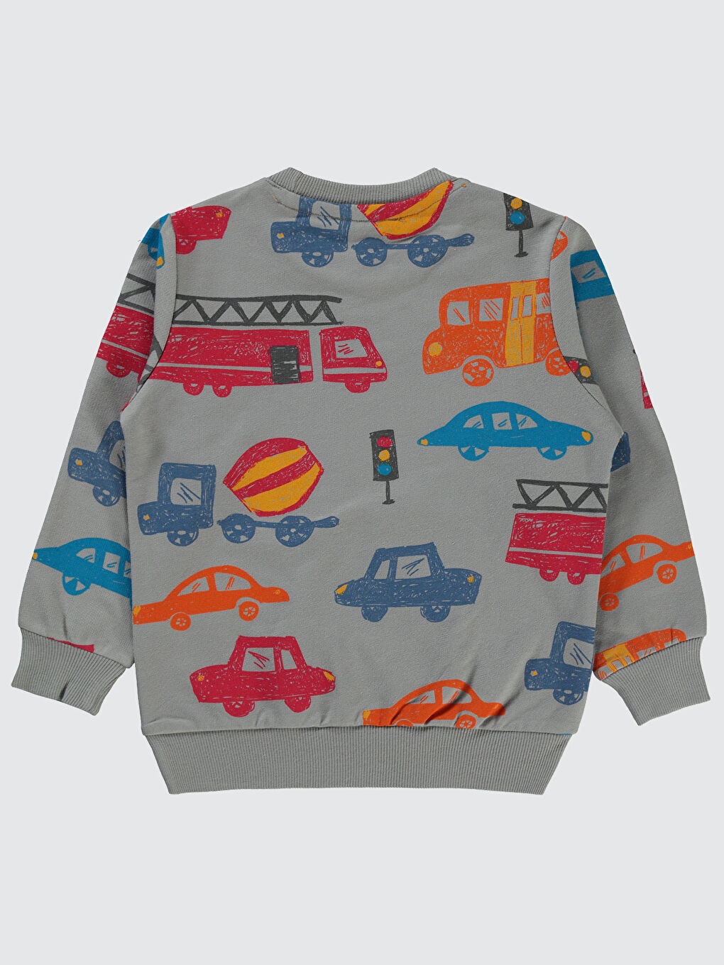 Boys Erkek Çocuk Sweatshirt 2-5 Yaş Gri-1