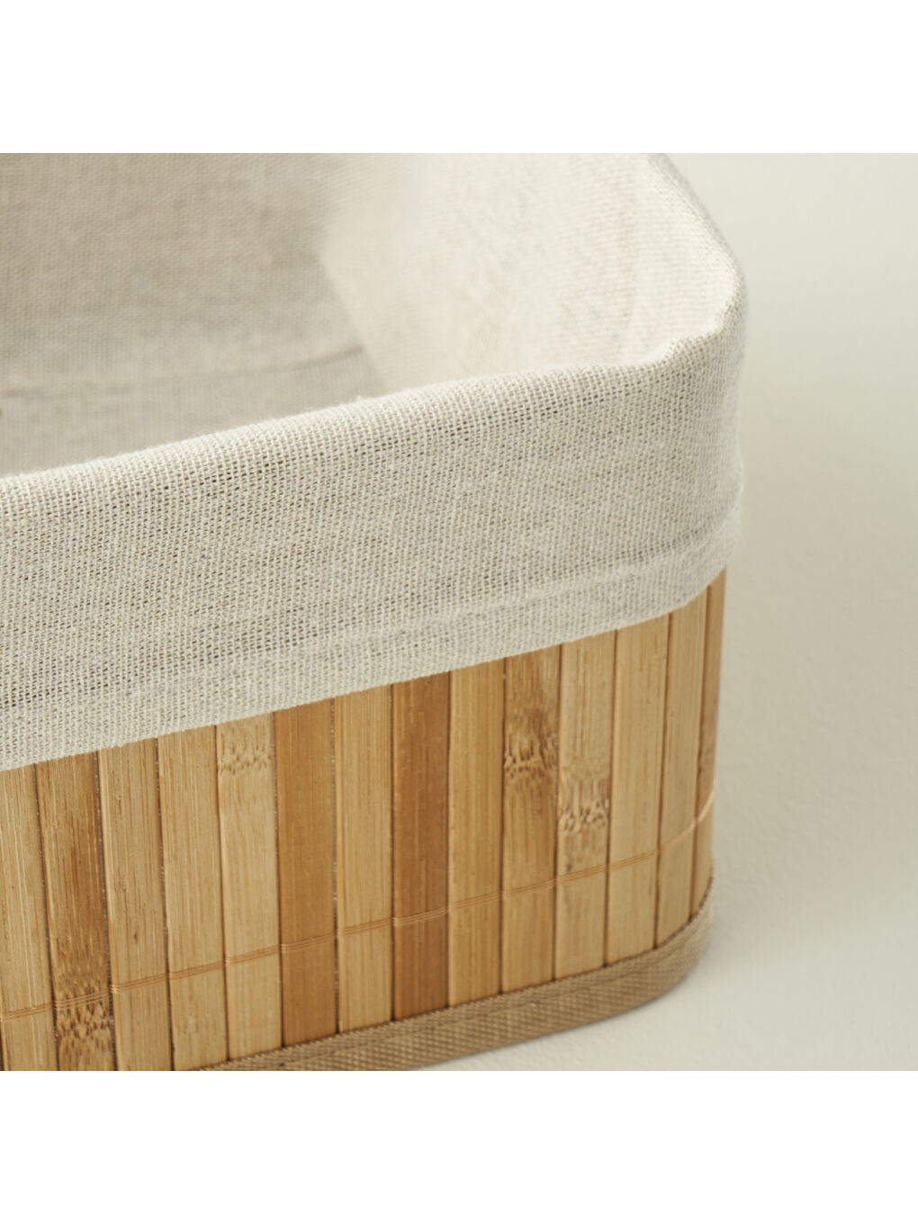 Bej Bres Bambu Düzenleyici Kutu Naturel (37x26x15 cm)-1