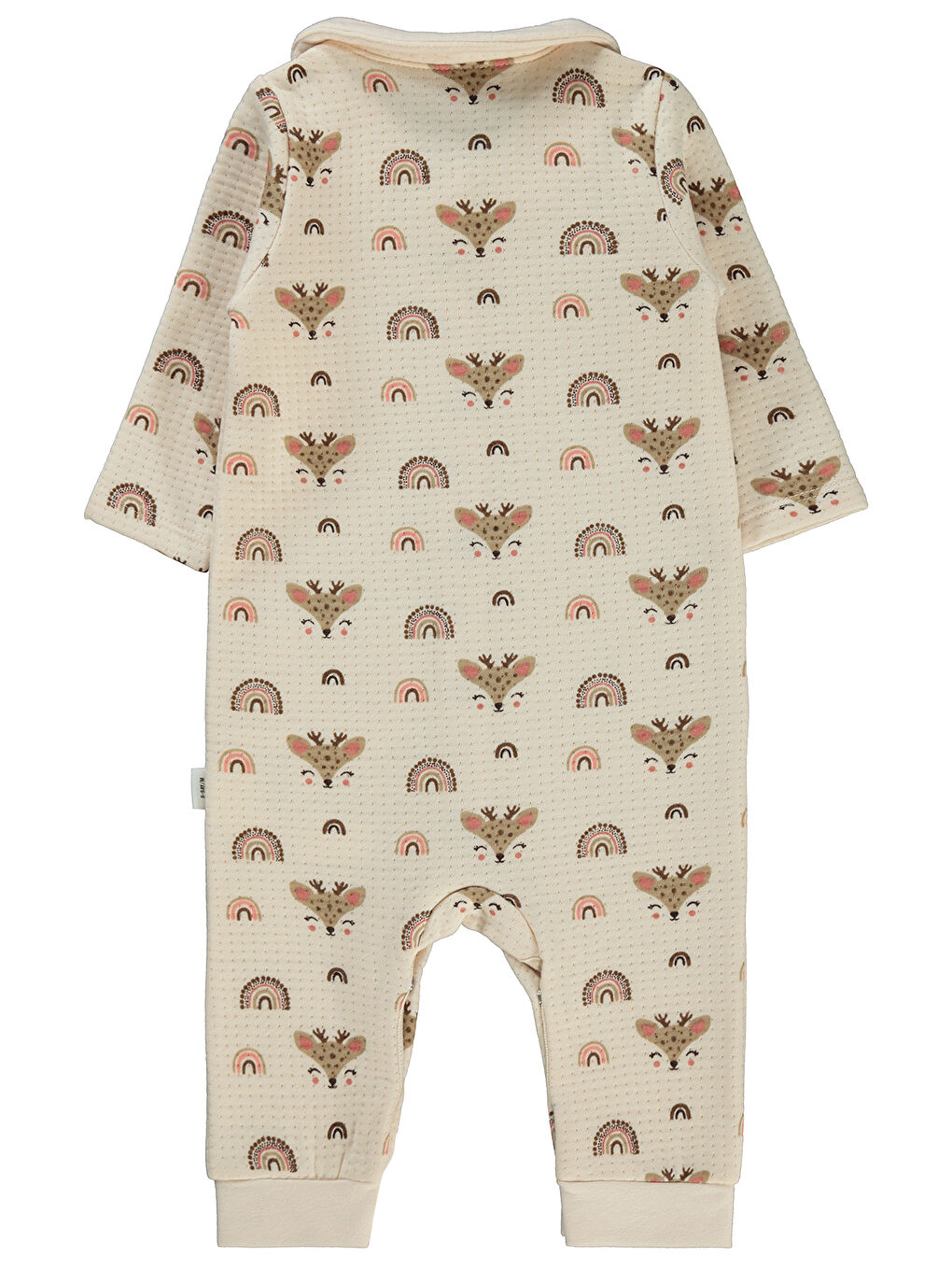 Bej Baby Kız Bebek Patiksiz Tulum 6-18 Ay FilDişi-1