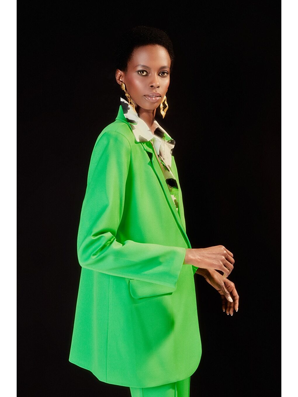 Salaş Klasik Ceket - Açık Yeşil-5