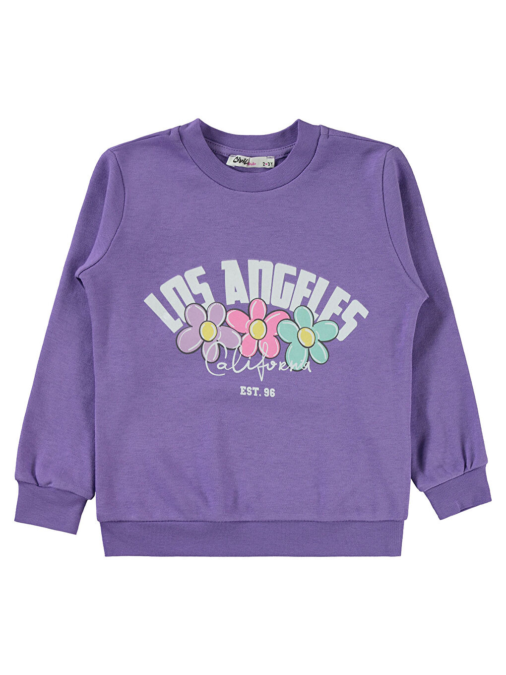 Lila Girls Kız Çocuk Sweatshirt 2-5 Yaş Meta Leylak