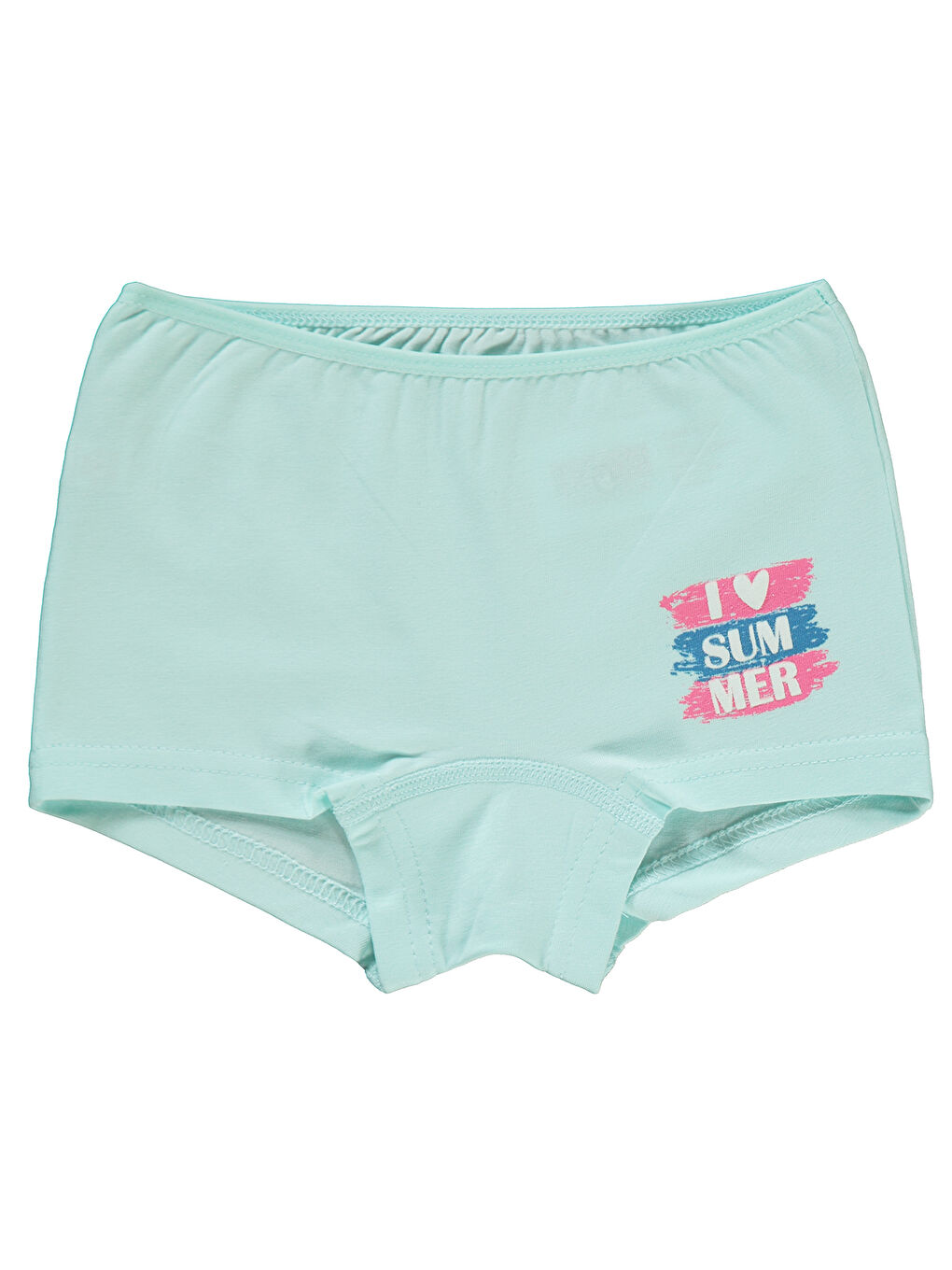 Yeşil Girls Kız Çocuk 2'li Boxer Set 2-10 Yaş Mint-1
