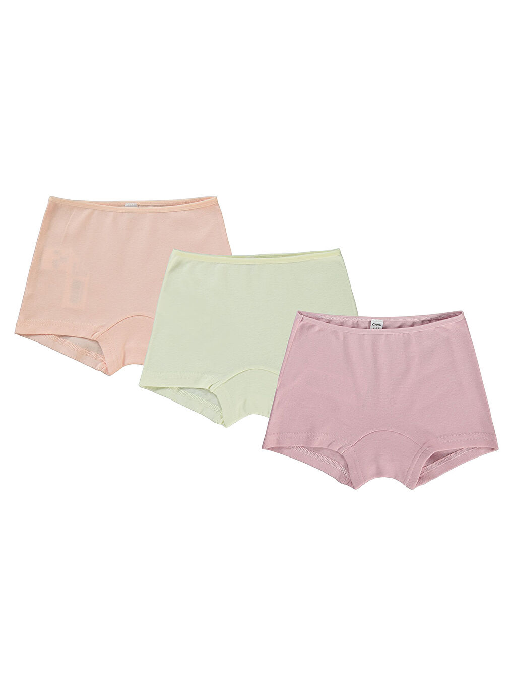 Girls Kız Çocuk 3'lü Boxer Set 2-10 Yaş Pembe