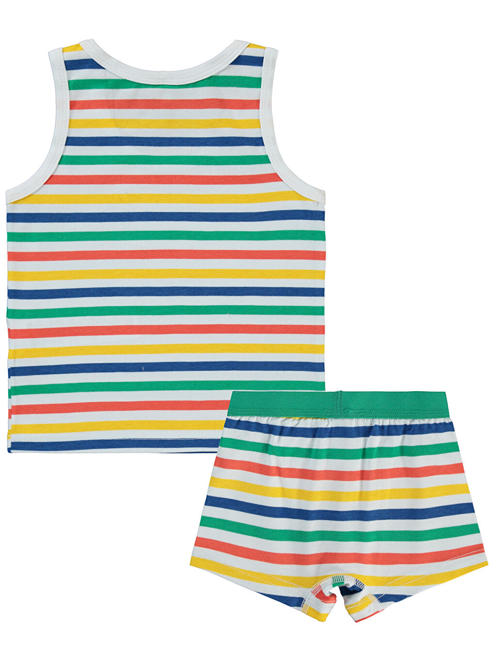 Boys Erkek Çocuk İç Çamaşır Takımı 2-10 Yaş Yeşil-1