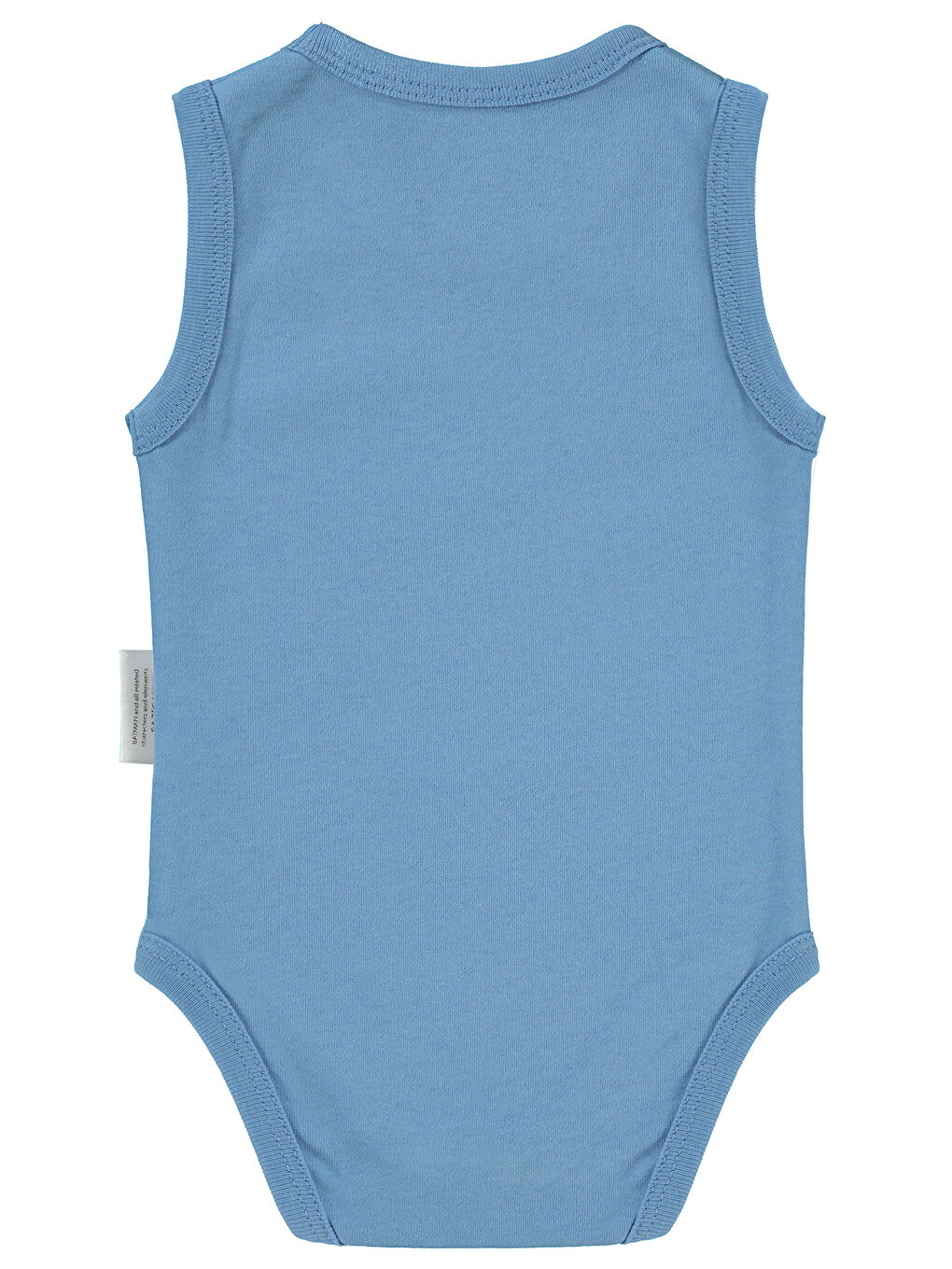 Batman Erkek Bebek Çıtçıtlı Badi 1-18 Ay Açık İndigo-1