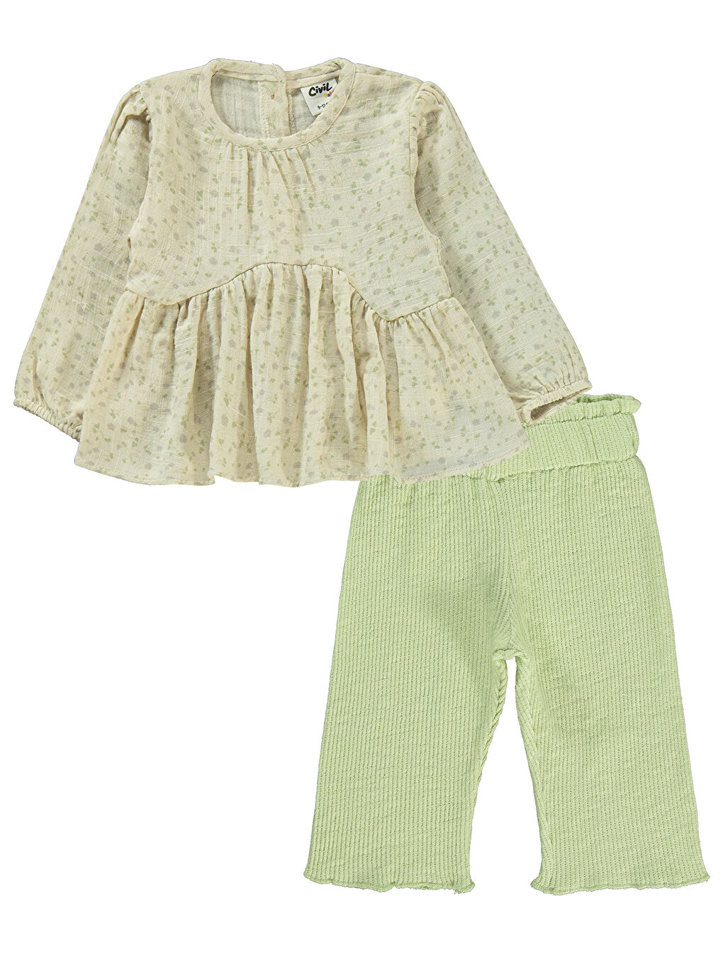 Baby Kız Bebek Takım 6-18 Ay Çağla Yeşili