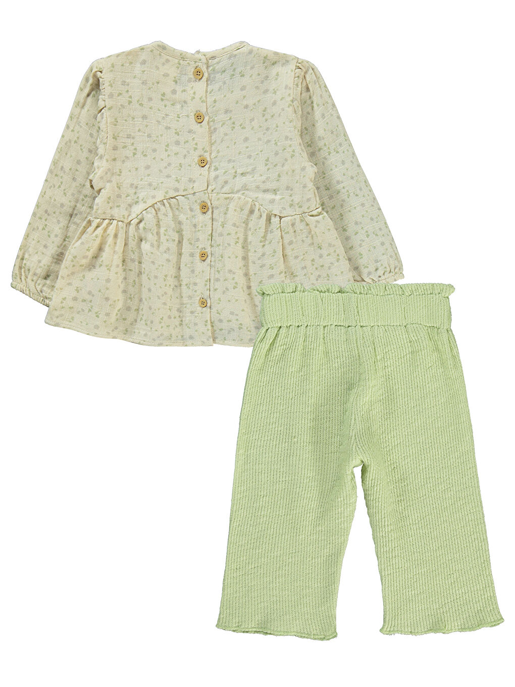 Baby Kız Bebek Takım 6-18 Ay Çağla Yeşili-2