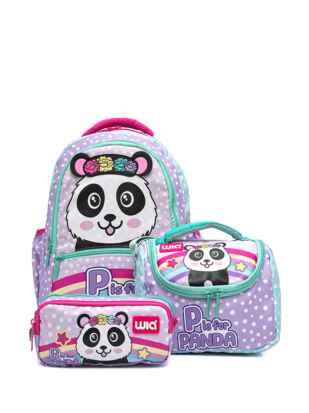 Crowned Panda Kız Çocuk Okul Seti-6