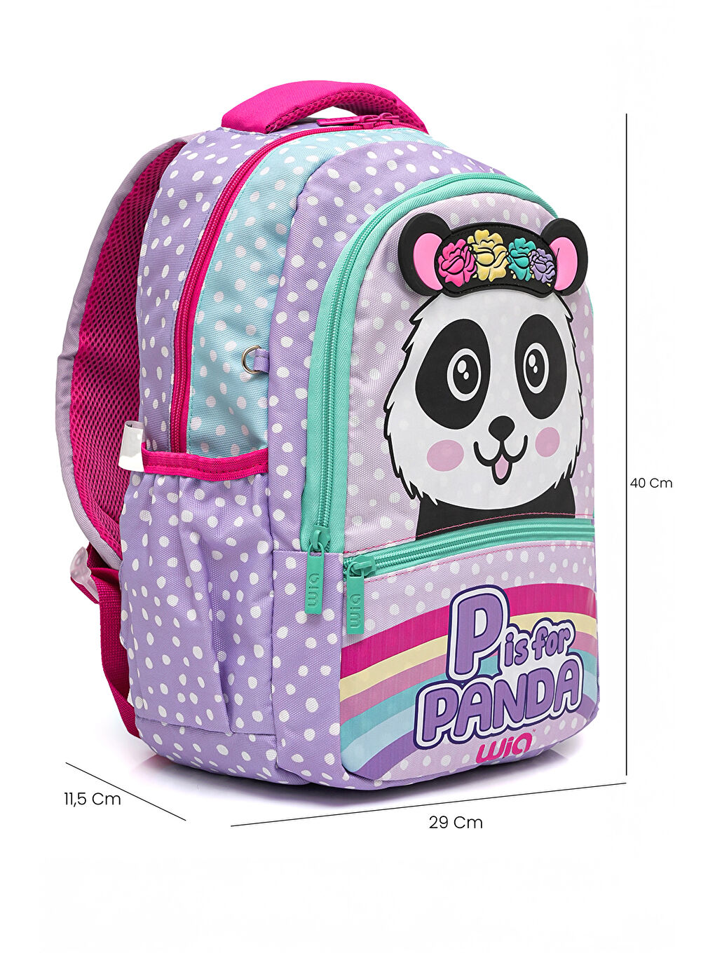 Crowned Panda Kız Çocuk Okul Seti-9