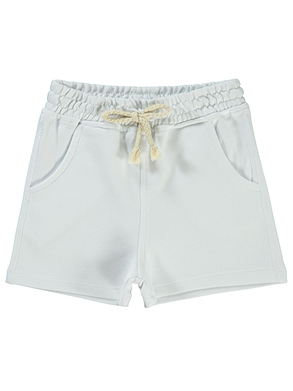 Baby Erkek Bebek Şort 6-18 Ay Beyaz