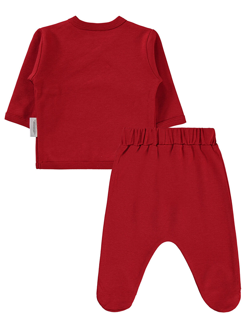 Bugs Bunny Erkek Bebek Zıbın Takımları Kırmızı-1