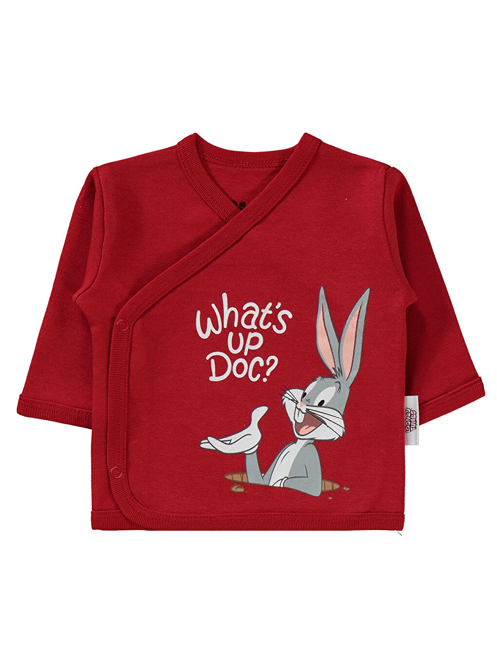 Bugs Bunny Erkek Bebek Zıbın Takımları Kırmızı-2