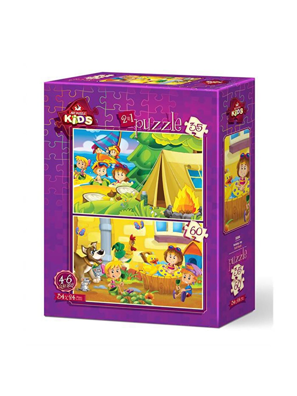 35+60 Parça Puzzle Tatil Keyfi