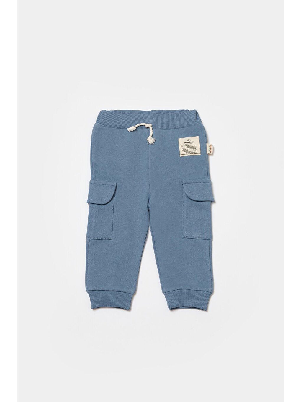 Mavi Bebek Kargo Cepli Eşofman Altı Pantolon-1