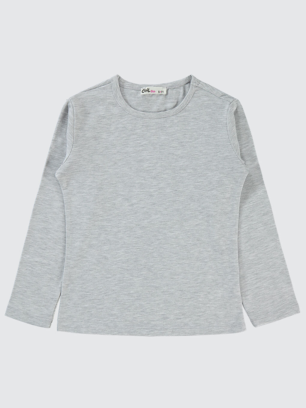 Beyaz Kız Çocuk Sweatshirt 6-9 Yaş Karmelanj