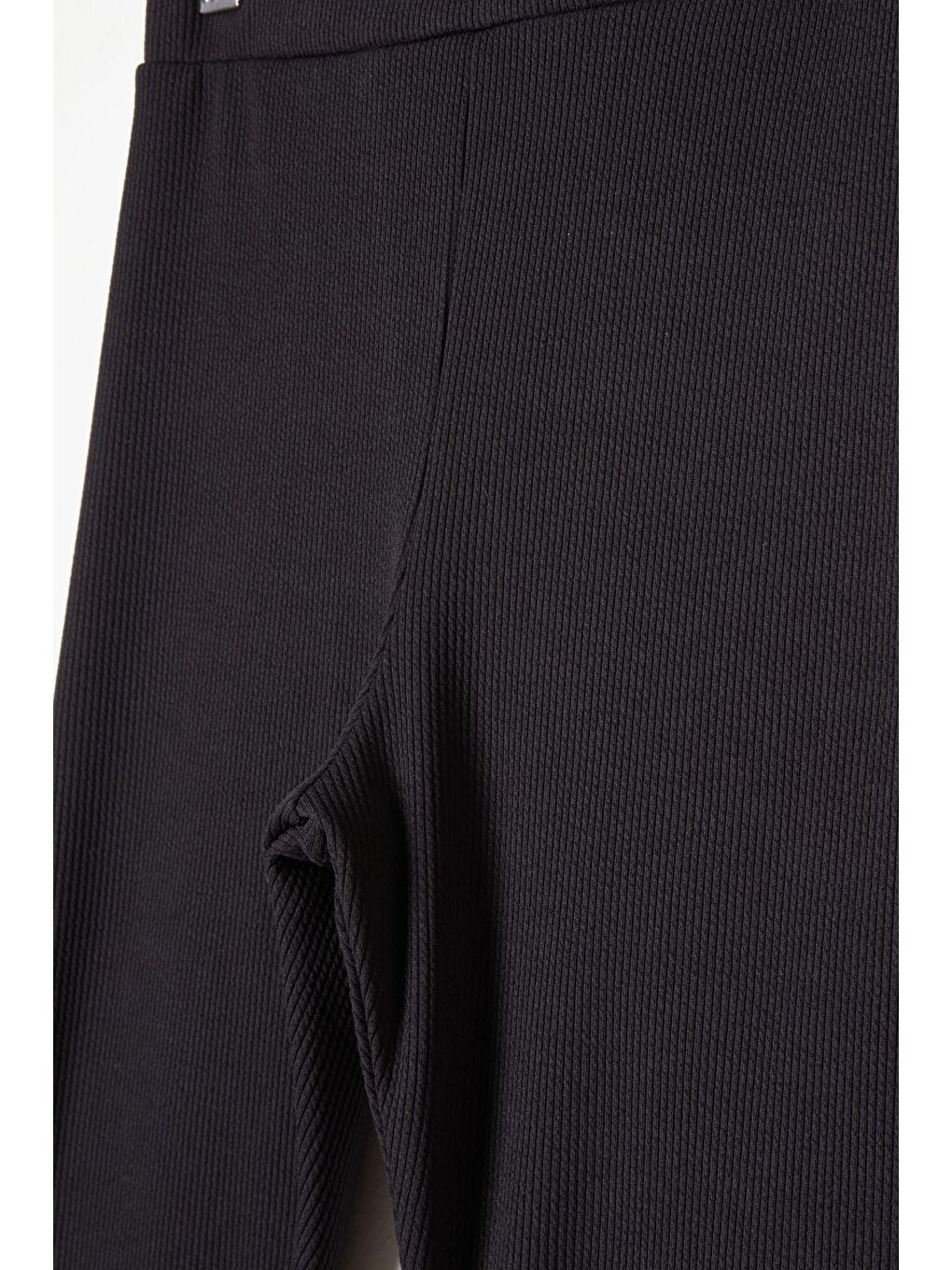 Kız Çocuk Kaşkorse Fitilli 2li Tayt Siyah-Pembe 16368-2