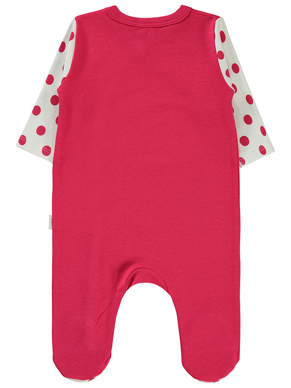 Tweety Kız Bebek Patikli Tulum 1-6 Ay Ekru-1