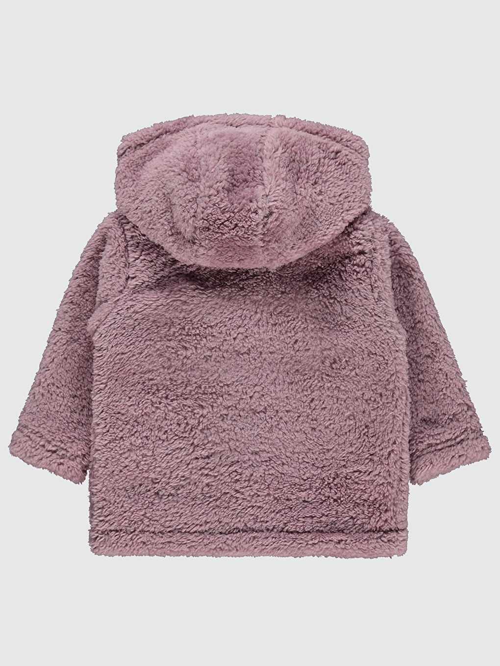 Pembe Bebek Kapüşonlu Hırka 6 18 Ay Gül Kurusu-1