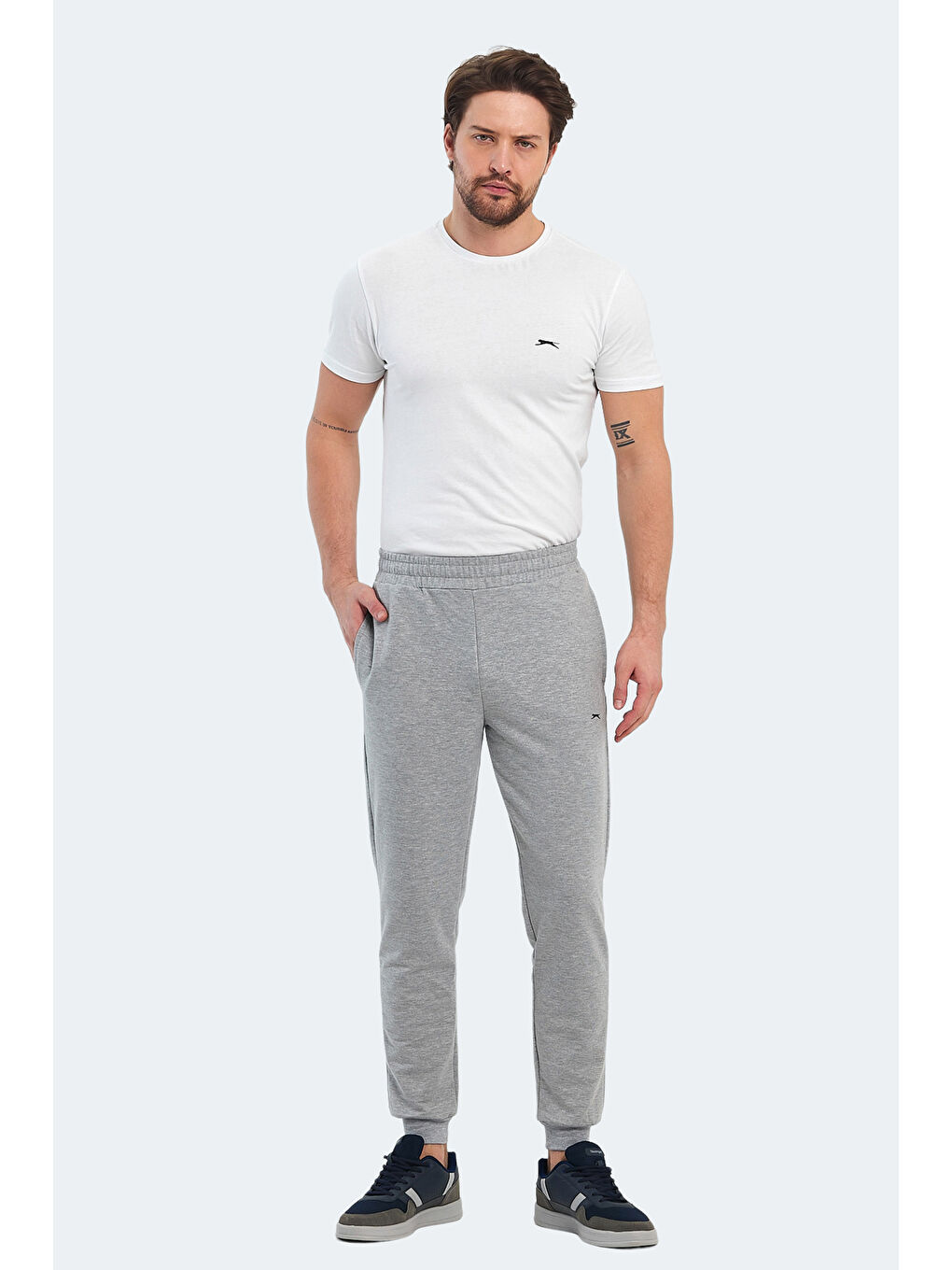 REZE  Erkek Jogger Eşofman Altı Gri-6