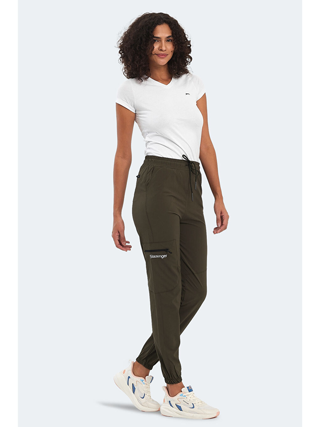 NAOKO Kadın Eşofman Altı Haki-1