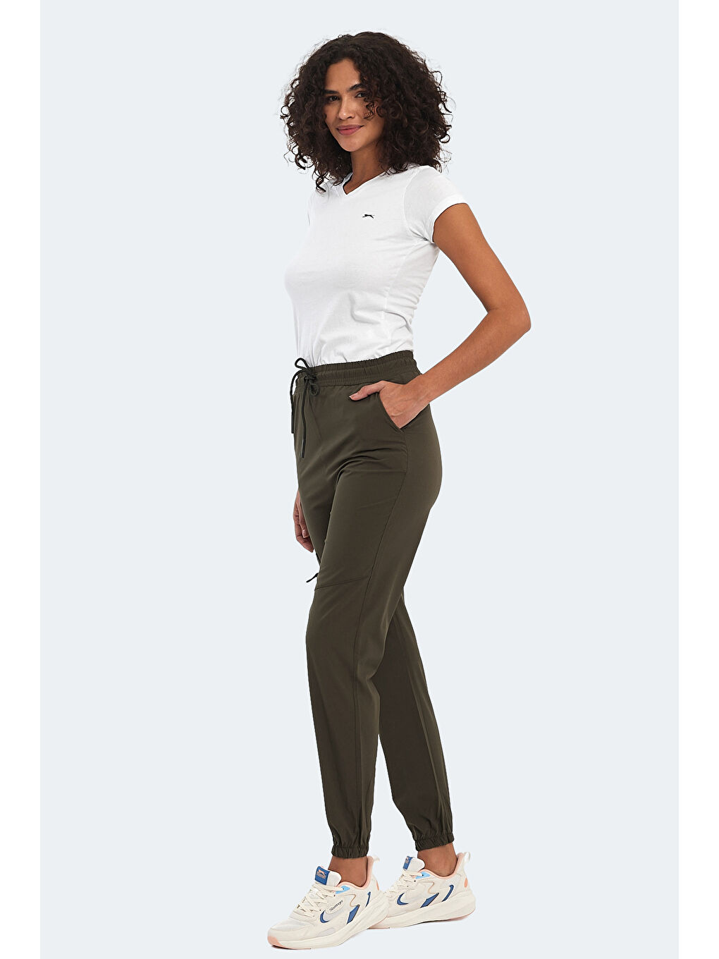 NAOKO Kadın Eşofman Altı Haki-6