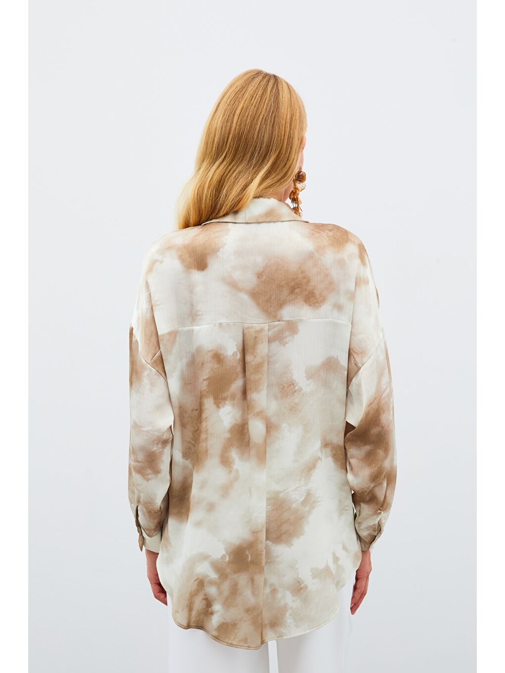 Salaş Uzun Gömlek - Haki-6