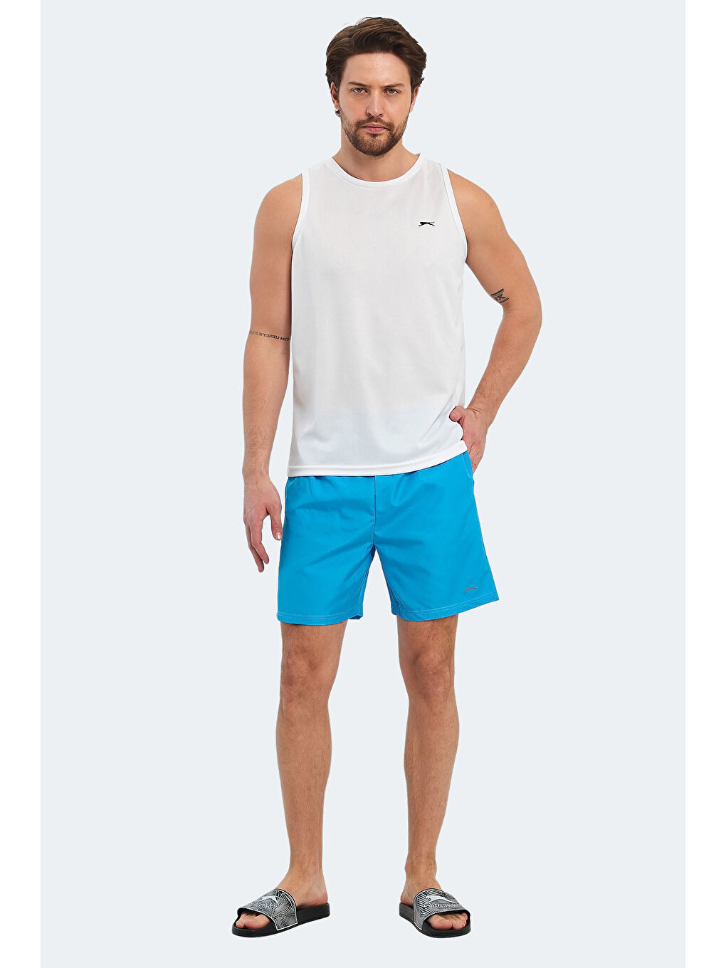 RABI Erkek Şort Turkuaz-6