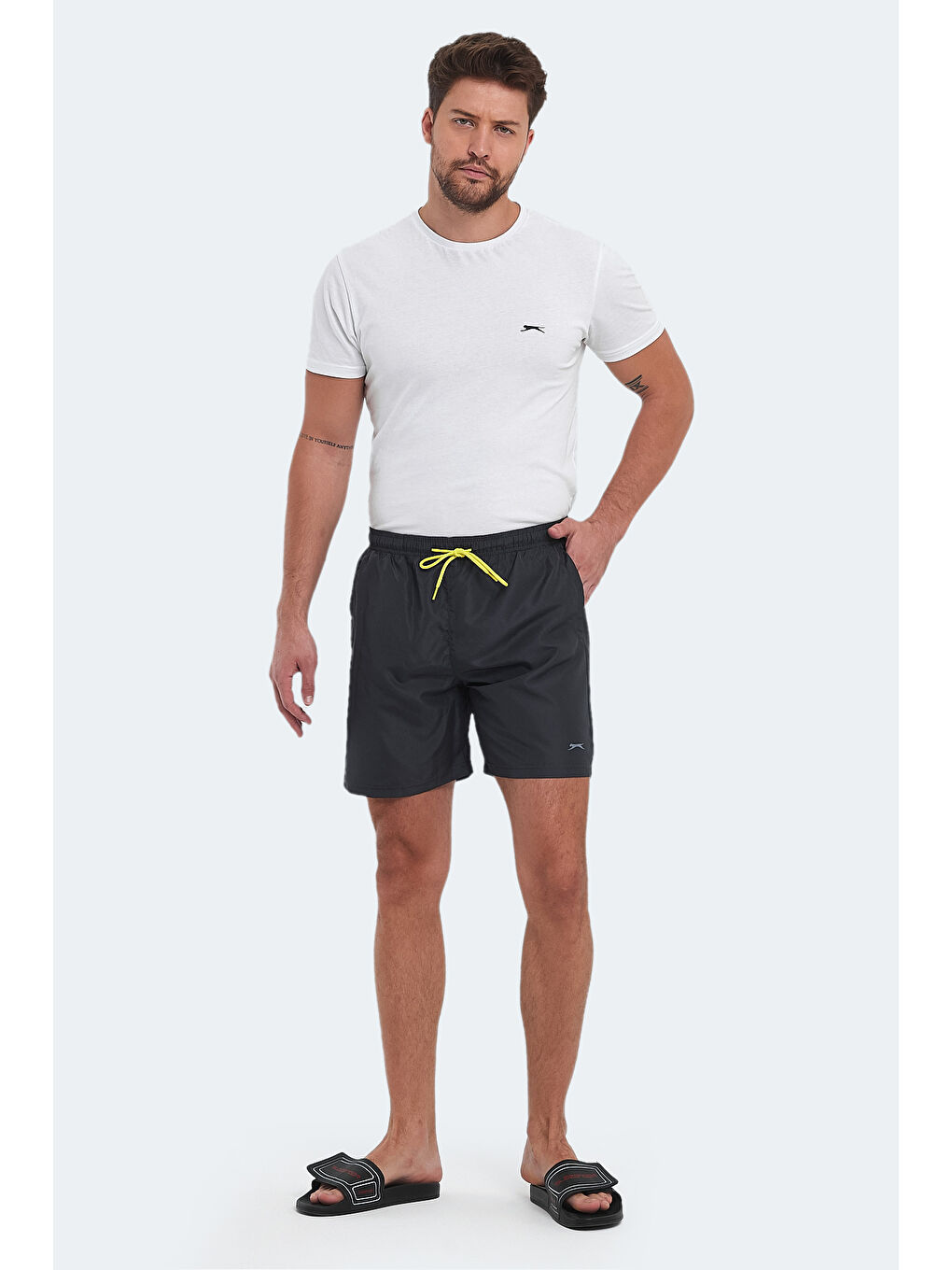 RENO Erkek Mayo Koyu Gri-5