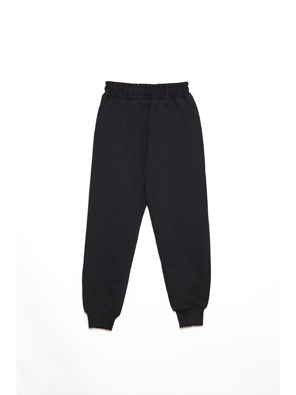 Siyah 3 Boyutlu Baskılı Mevsimlik Erkek Çocuk Eşofman Takım-4