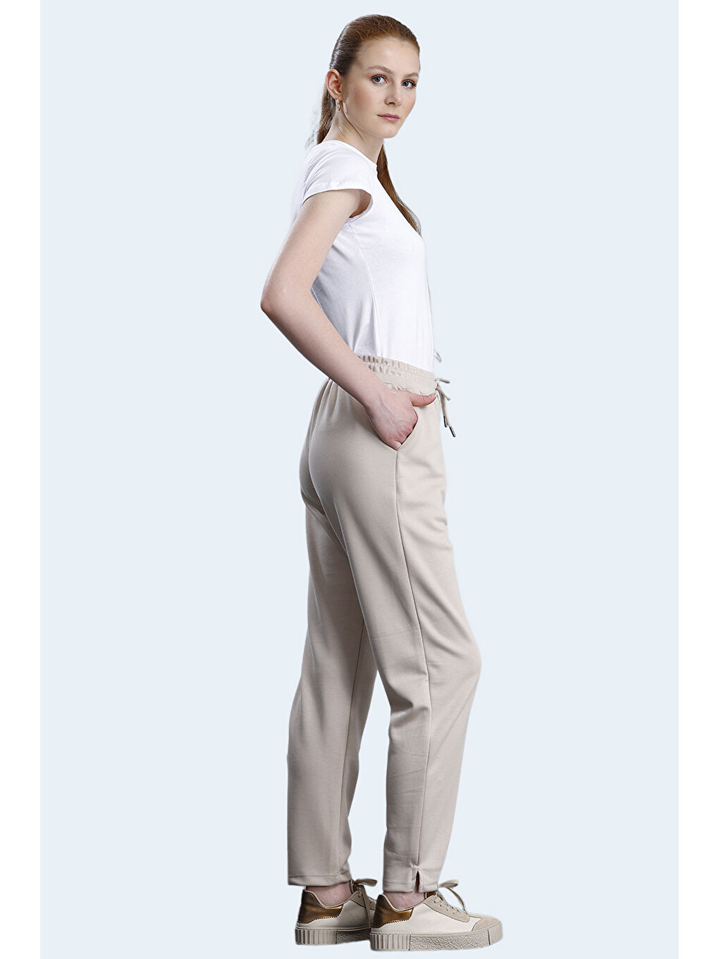 VELAR I Kadın Eşofman Altı Bej-3