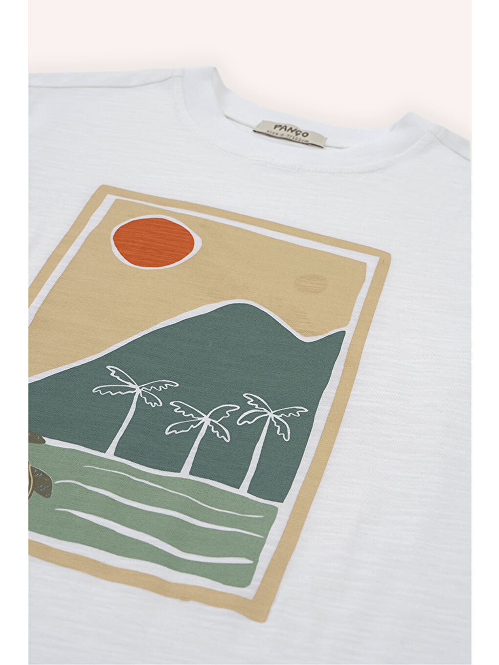 Erkek Çocuk Baskılı T-Shirt Beyaz-2