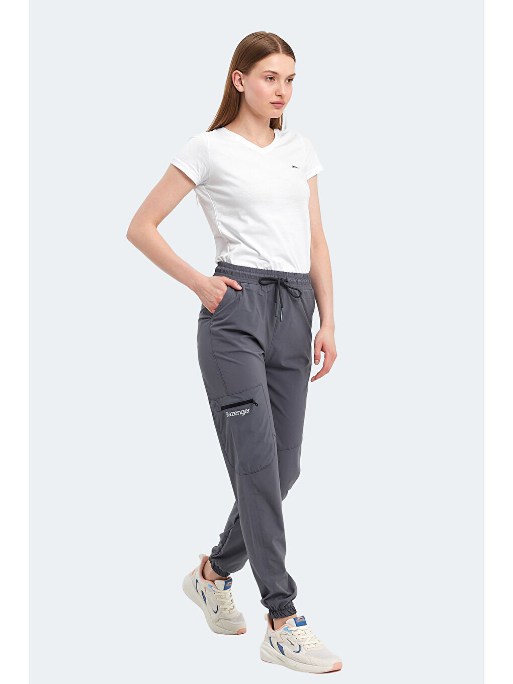 NAOKO Kadın Eşofman Altı Koyu Gri-1