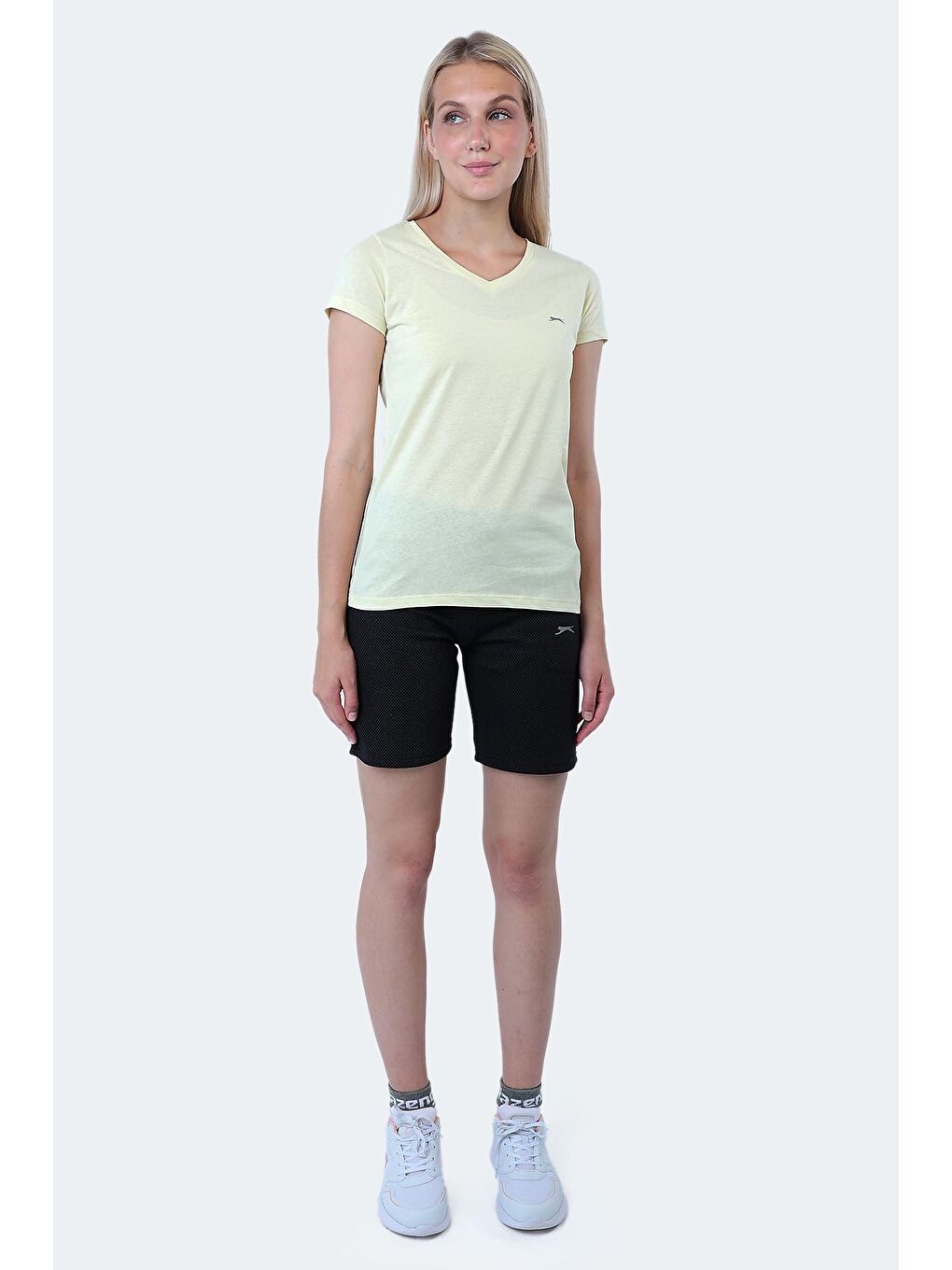 SLAZENGER Sarı REBELL I Kadın T-Shirt Sarı - 3