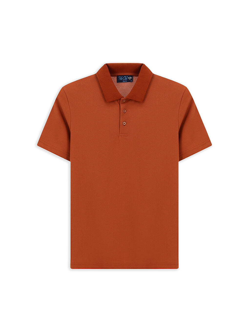 Kahverengi Slim Fit Dar Kesim Pamuklu Polo Yaka Tişört-6