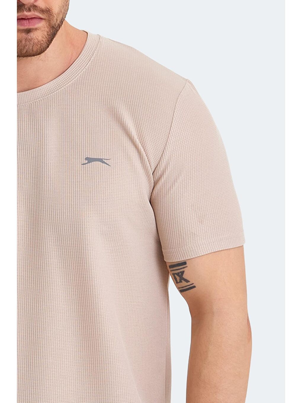 SATURN I Erkek Tişört Bej-4