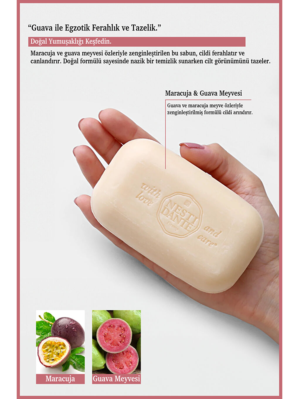 Paradiso Tropicale Hawaiian Maracuja&Guava Katı Sabun 250 gr | Nemlendirici | Guava Meyv-2