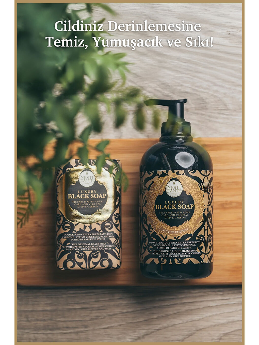Luxury Black Aktif Karbon Sıvı Sabun 500ml l Gözenek Arındırıcı l Shea Yağı,Sümbül, Yase-4