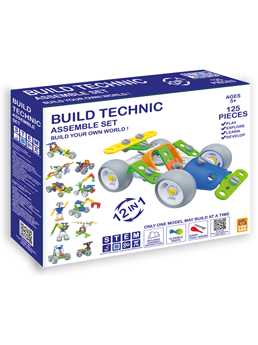 Sök Tak Araçlar - 12in1 Set (125 Parça)