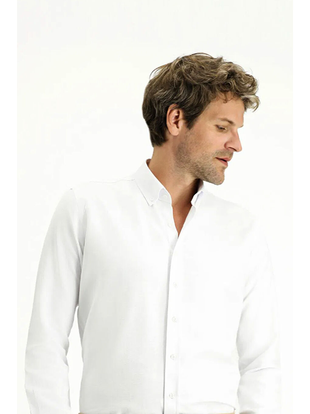 Beyaz 4'lü Hediye Seti / Büyük Beden Gömlek & Kravat & Kemer & Cüzdan Çeyiz Seti-1