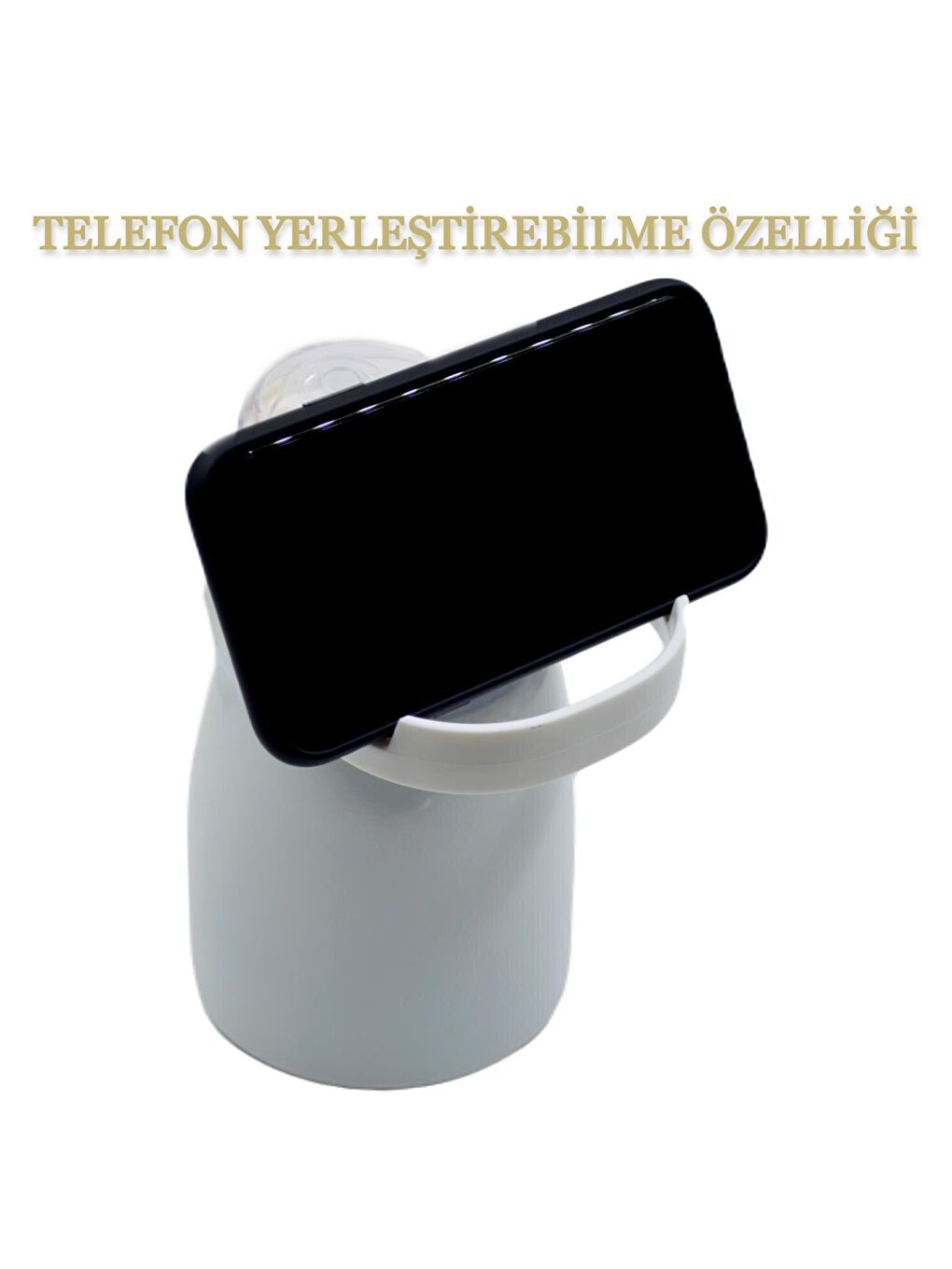 BottleBoss Pipetli Taşıma Askılı Sızdırmaz Paslanmaz Çelik Matara 850 Ml Sticker HEDİYELİ Beyaz - 3