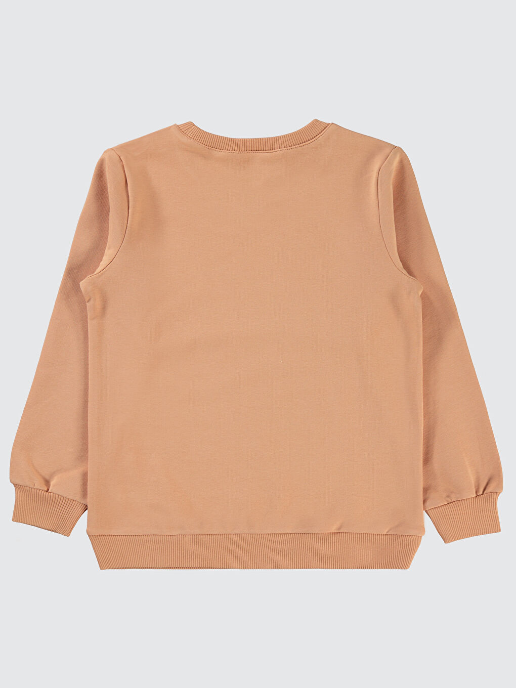 Kahverengi Kız Çocuk Sweatshirt 6-9 Yaş-1